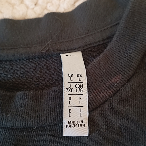 Adidas Original Men's Trefoil Warm up Crew Sweatshirt, Size L, Black - Picture 7 of 7